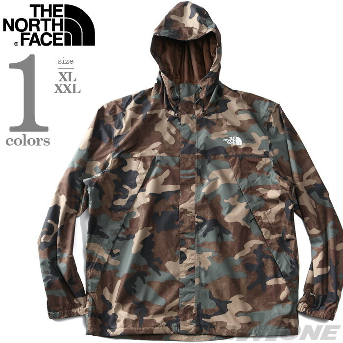 大きいサイズ メンズ THE NORTH FACE ノースフェイス 迷彩柄 ナイロン ジャケット マウンテンパーカー カモフラ柄 ANTORA JACKET USA直輸入 nf0a7qez-554