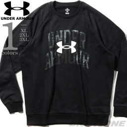 アンダーアーマー トレーナー メンズ 大きいサイズ メンズ UNDER ARMOUR アンダーアーマー クルーネック フリース トレーナー RIVAL FLEECE WORDMARK DYE CREW USA直輸入 1373703-001