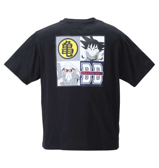 大きいサイズ メンズ DRAGON BALL プリント 半袖 Tシャツ ブラック 1278-2526-1 3L 4L 5L 6L 8L