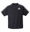 大きいサイズ メンズ adidas 半袖 Tシャツ ブラック 1278-2283-1 3XO 4XO 5XO 6XO 7XO 8XO