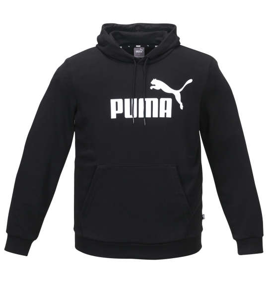 大きいサイズ メンズ PUMA エッセンシャル ビッグロゴ プル パーカー プーマブラック 1278-3203-2 2XL 3XL 4XL