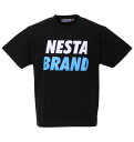ネスタブランド 大きいサイズ メンズ NESTA BRAND 天竺 半袖 Tシャツ ブラック 1278-3566-2 3L 4L 5L 6L 8L