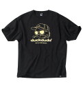 大きいサイズ メンズ b-one-soul DUCK DUDEメタリックフェイス 半袖 Tシャツ ブラック 1258-3281-2 3L 4L 5L 6L