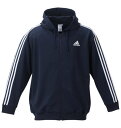 アディダス 大きいサイズ メンズ adidas スウェット フルジップ パーカー レジェンドインク 1278-3301-3 3XO 4XO 5XO 6XO 7XO 8XO