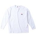 大きいサイズ メンズ BEN DAVIS ピスポケット付 長袖 Tシャツ ホワイト 1278-4680-1 3L 4L 5L 6L
