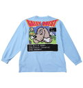 大きいサイズ メンズ GALFY ガルクエ 長袖 Tシャツ ライトブルー 1258-4380-1 3L 4L 5L 6L