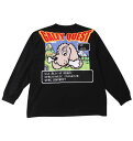 大きいサイズ メンズ GALFY ガルクエ 長袖 Tシャツ ブラック 1258-4380-2 3L 4L 5L 6L