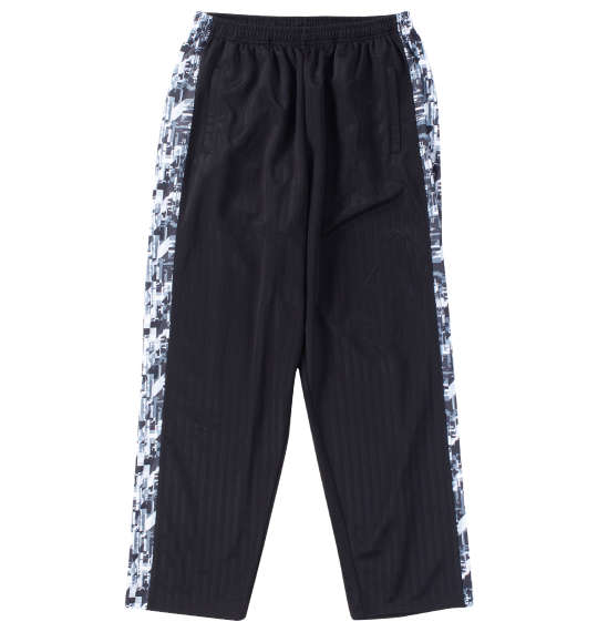 大きいサイズ メンズ Mc.S.P モザイクプリント 切替 ジャージ パンツ ブラック×グレー 1254-4320-2 3L 4L 5L 6L 8L その1