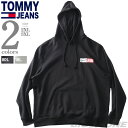 大きいサイズ メンズ TOMMY JEANS トミージーンズ プルオーバー パーカー REG ENTRY GRAPHIC HOODIE EXT USA直輸入 dm0dm20257