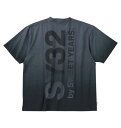 大きいサイズ メンズ SY32 by SWEET YEARS グラデーションビッグロゴ 半袖 Tシャツ ブラック 1278-5242-2 3L 4L 5L 6L