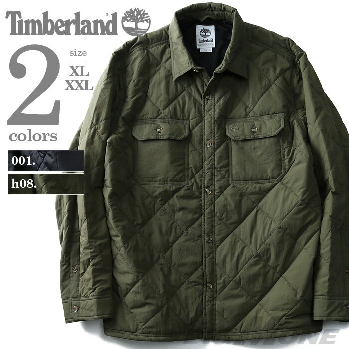 大きいサイズ メンズ TIMBERLAND(ティンバーランド) キルティング中綿ブルゾン【USA直輸入】tb0a1plu