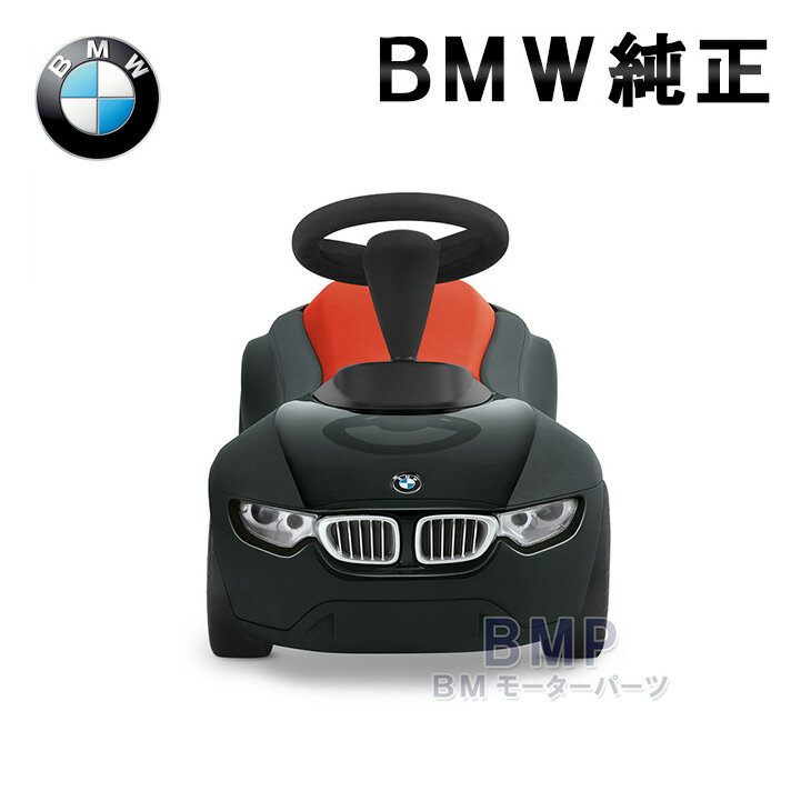 品質保証のBMW純正 子供の為のBMWモデル。 ・室内でも遊べるラバータイヤ採用。 ・ダミーのスピードメーター、タコメーターを搭載 ・ハンドルは人間工学に基づいたデザイン ■対象年齢：1-3歳 ■サイズ：約73.0x32.4x39.2cm ■重量：4.5 kg【BMW純正パーツ・アクセサリー専門店 BMモーターパーツ】 【BMW純正】BMW キッズコレクション　BMW ベビーレーサー3　ブラック/オレンジ