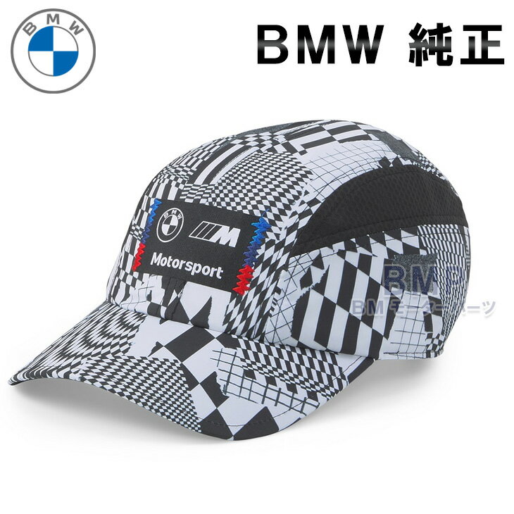 BMW 純正 M MOTORSPORT COLLECTION 2023 グラフィック ロゴ キャップ 帽子 ホワイト コレクション