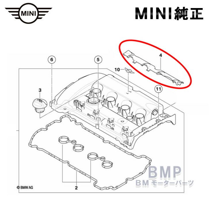 MINI 純正 R55 R56 R57 R58 R59 Cooper S JCW イグニッション コイル ハーネス カバー バルブカバー トリム John Cooper Works