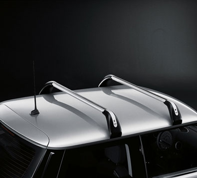 BMW MINI 純正 R56 ハッチバック 用 プロテクションフォイル付き ベースサポート ルーフキャリア プロテクションフォイル付き