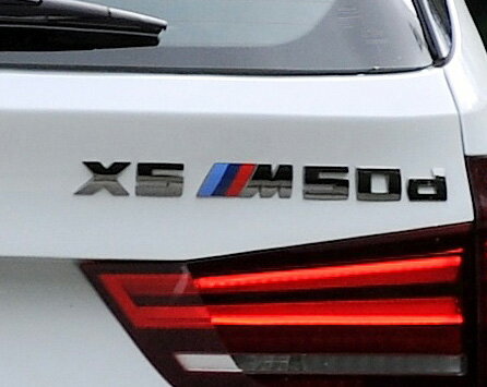 【1/9 20時から！エントリー＋店舗内買い回りで最大P10倍！】BMW 純正 F15 X5 M50d リア エンブレム