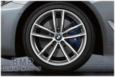 【最大でP10倍！※スーパーセール期間要エントリー】BMW 純正 アロイ ホイール G30 G31 5シリーズ ダブルスポーク スタイリング662M バイカラー ハイシーン仕上げ　単体 1本 フロント用 8J×18