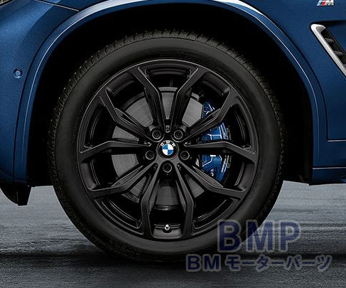 BMW 純正 G01 X3 G02 X4 Yスポーク ホイール スタイリング695 ブラック 単体 1本 リア用 9.5J×20