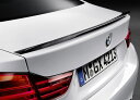 BMW 純正 接着剤付き F32 4シリーズ クーペ M Performance カーボン リア トランク スポイラー パフォーマンス