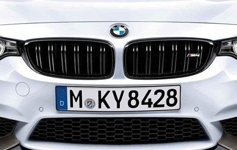BMW 純正 F82 4シリーズ M4 BMW M Performance ブラック キドニー グリル セット パフォーマンス