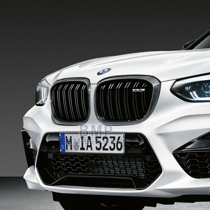 BMW 純正 F97 X3 前期 M Performance カーボン ブラック キドニー グリル 左右セット G01 パフォーマンス