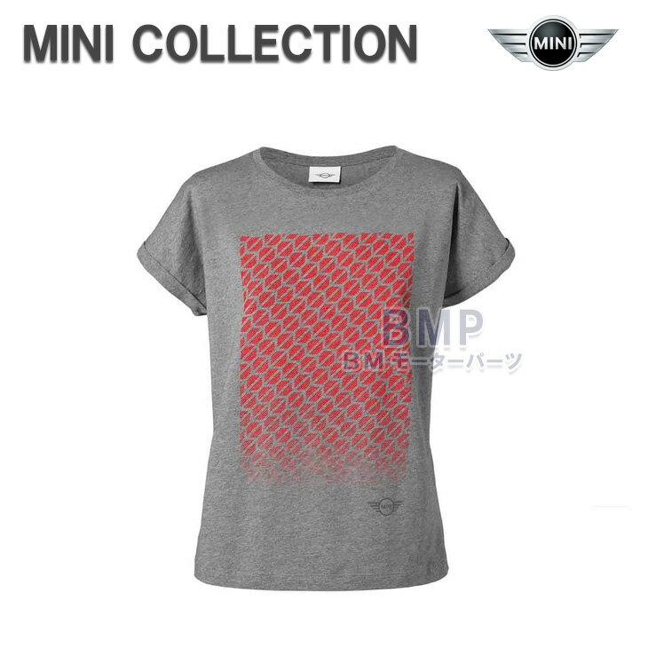 BMW MINI 純正 MINI COLLECTION Signet Tシャツ グレー レディース コレクション