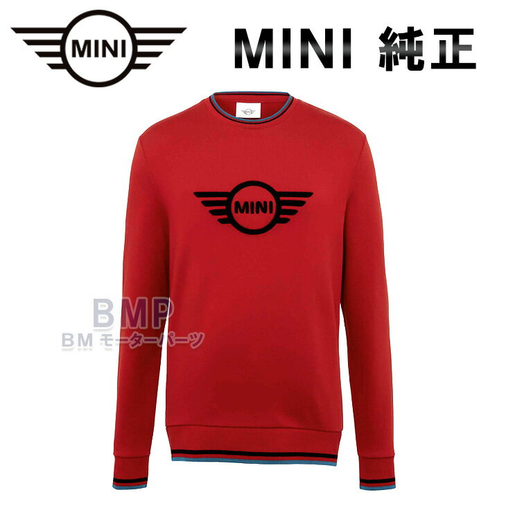 BMW MINI 純正 MINI COLLECTION MINIロゴ ロング・スリーブ チリレッド メンズ コレクション