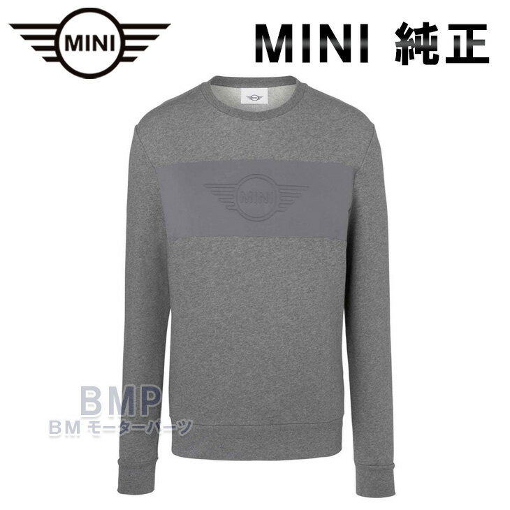 BMW MINI 純正 MINI COLLECTION 2022 MINIロゴ ロング・スリーブ グレー メンズ コレクション