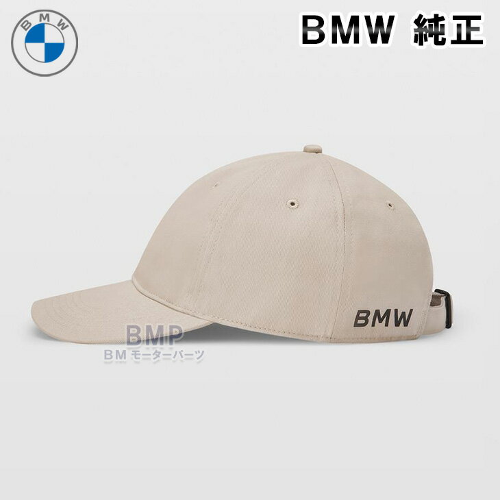 BMW 純正 BMW COLLECTION 2023 GOODS WITH FREUDE ユニセックス ワードマークキャップ 帽子 ベージュ ..