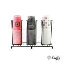 カップディスペンサー3口 カフェ グッズ テイクアウト キッチン収納 使い捨て カップ収納 コップ収納 コーヒー プラカップ クリアカップ プラコップ コーヒー カフェ 炭酸 ドリンク 紙カップ 紙コップ 【テイクアウト・グッズ】