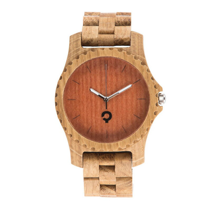 プラントウェア 木製腕時計 Oak [Urbanシリーズ]　（ ※※ ご注文後、お届けまでに 2～3週間のお時間を頂戴いたします。）記念日　プレゼント　贈り物 　ギフト　誕生日