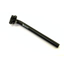 Generix - FLATLAND SEATPOST 300mm レール式 / ブラック / シートポスト 25.4mm ポスト 軽量 アルミ製 フラットランド