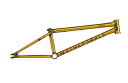 WETHEPEOPLE - UTOPIA HYBRID FRAME TT20.0 / MATT TRANSLUCENT GOLD / ウィーザ ユートピア ハイブリッド フラットランド ストリート BMX フレーム パーツ