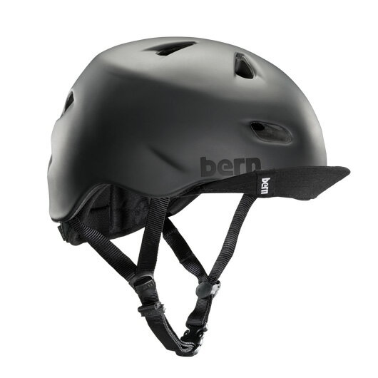 bern - BRENTWOOD マットブラック / バーン ブレントウッド BMX スケート ヘルメット bern - BRENTWOOD マットブラック / バーン ブレントウッド BMX スケート ヘルメット