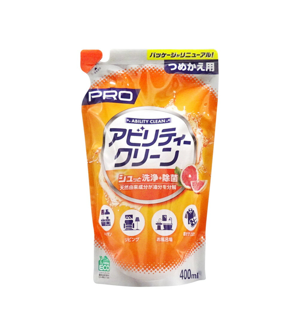 友和 Tipo's アビリティークリーン　詰替 400mL 【ネコポス】送料無料 マルチクリーナー 洗剤 掃除 詰め替え
