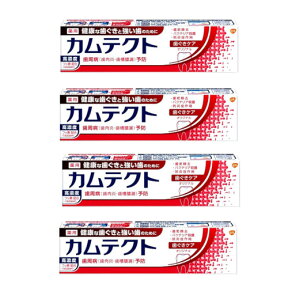 カムテクト 歯ぐきケア 歯周病(歯肉炎・歯槽膿漏) 予防 歯みがき粉 115g×4個【4個セット】