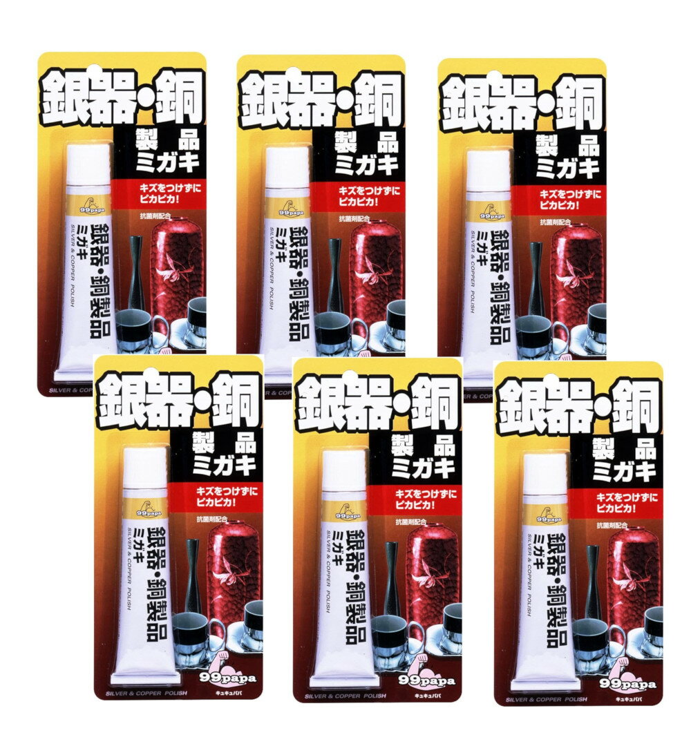ソフト99 銀器・銅製品ミガキ 50g×6【6個セット】【ネコポス】送料無料