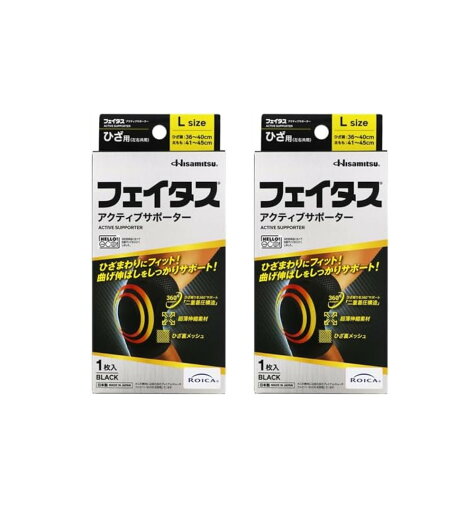 久光製薬 ひざ用サポーター フェイタス アクティブサポーター ひざ用 Lサイズ 1枚入×2【2個セット】【ネコポス】 送料無料 久光製薬 ひざ用サポーター フェイタス アクティブサポーター ひざ用 Lサイズ 1枚入×2【2個セット】【ネコポス】 送料無料