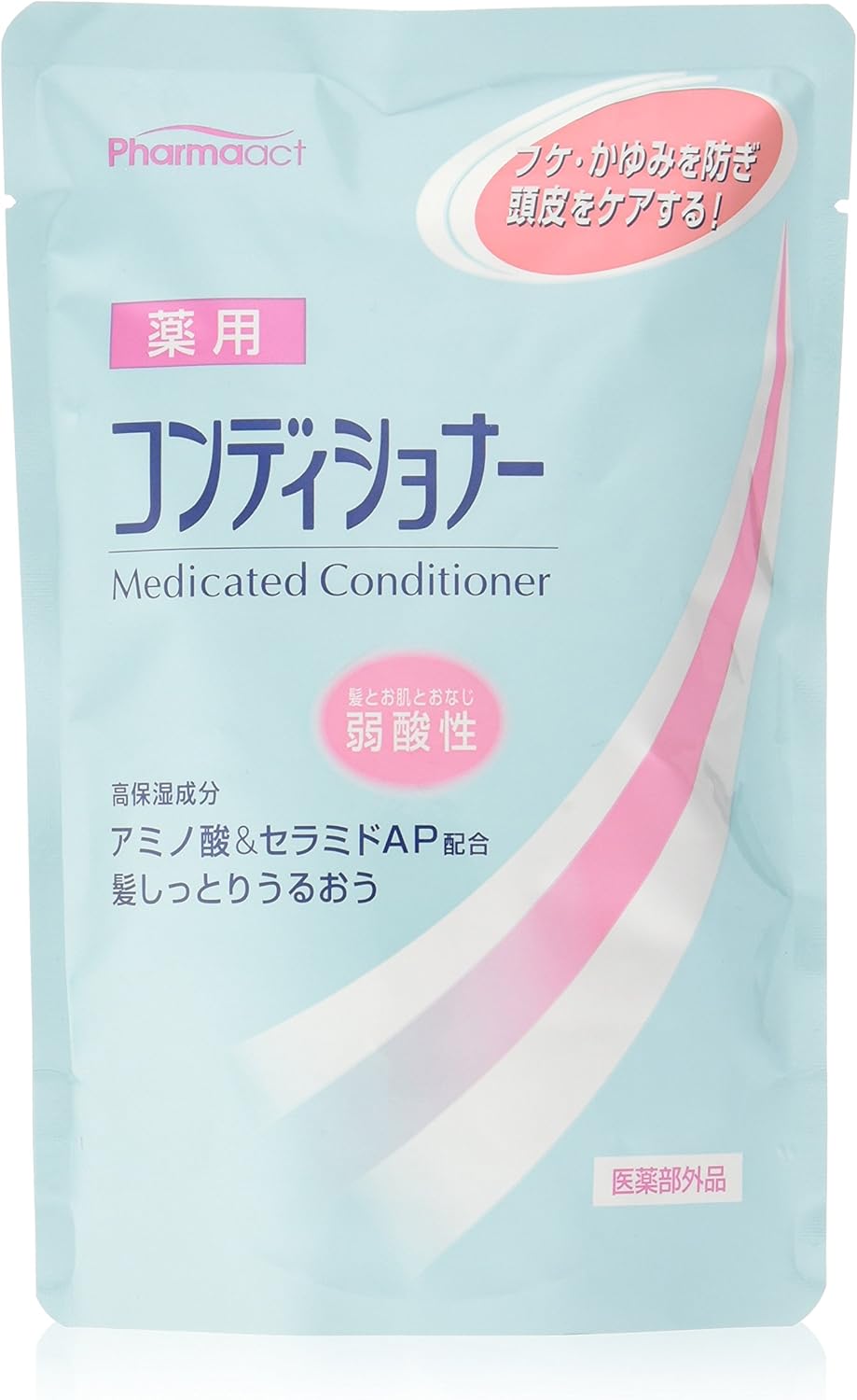 熊野油脂 ファーマアクト 弱酸性 薬用コンディショナー つめかえ用 400ml