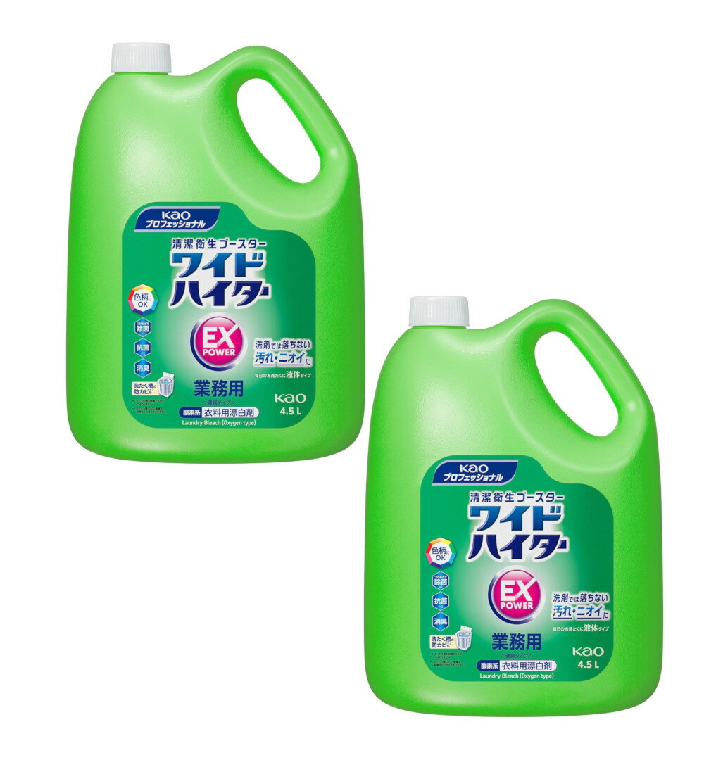 【2個セット】花王 ワイドハイターEXパワー 業務用 4.5L ×2