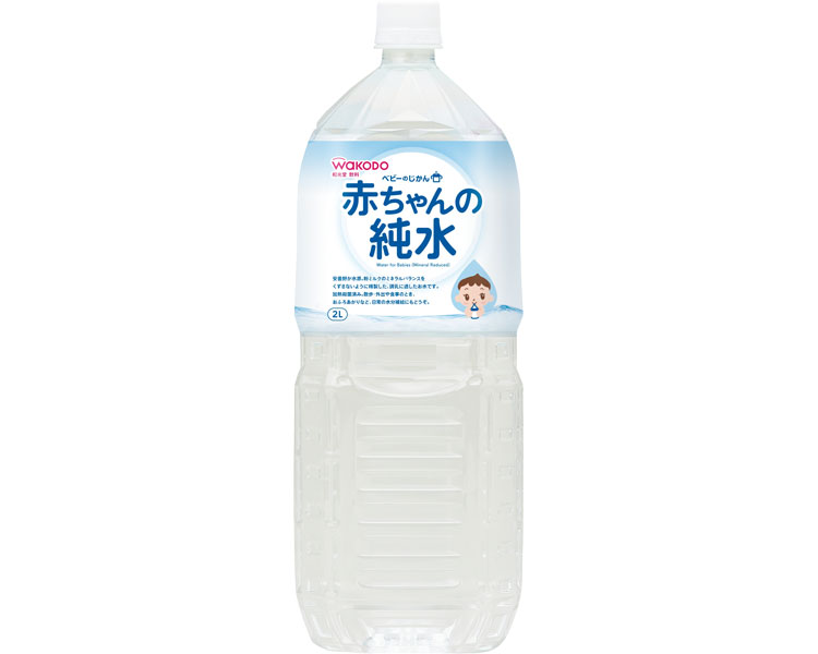 赤ちゃんの純水 【送料無料】ベビーのじかん 赤ちゃんの純水 2L×6本【和光堂】【ケース販売】