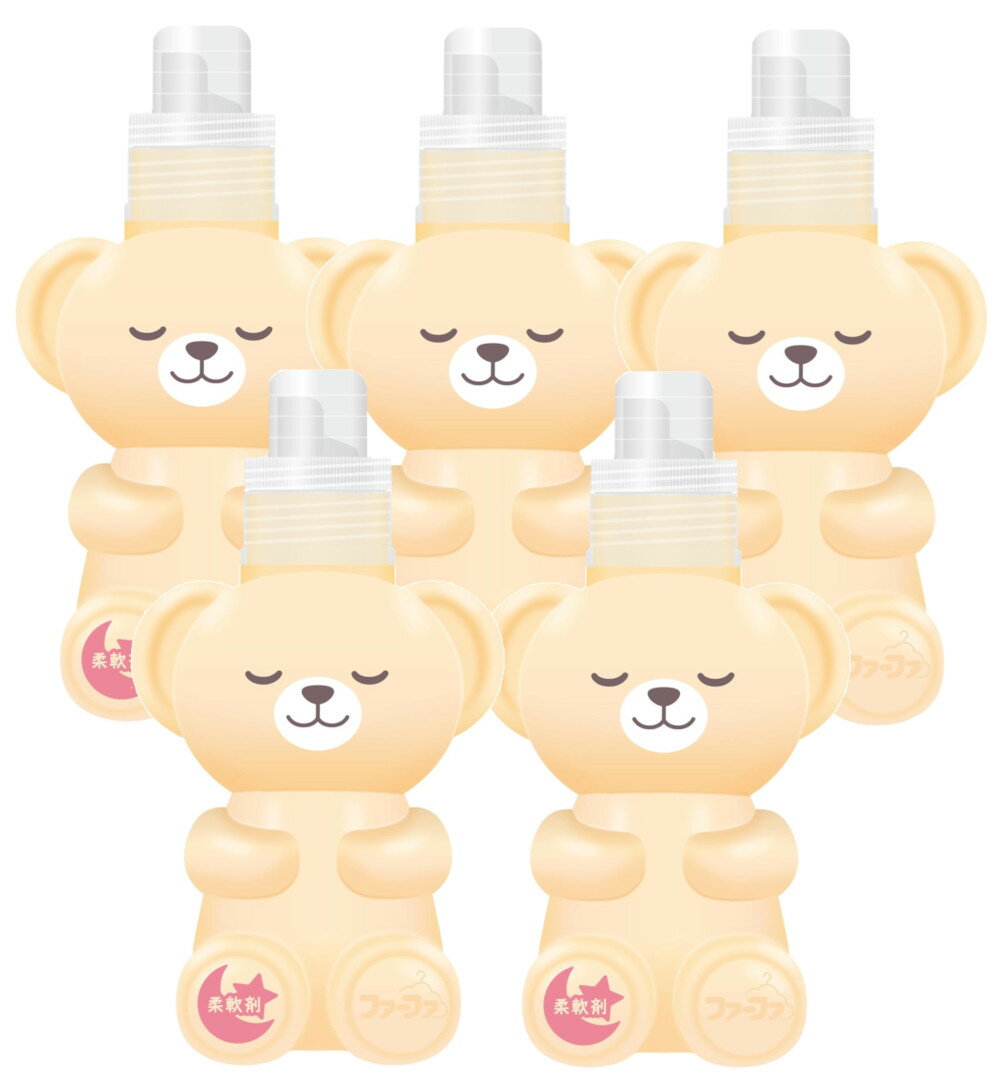 ファーファ ストーリー ドリーミー 柔軟剤 本体 クマ型 450ml×5【5個セット】送料無料 アロマティックフラワーの香り
