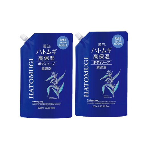 麗白 ハトムギ 高保湿ボディソープ 詰め替え 600ml ×2【2個セット】送料無料 つめかえ 保湿 シアバター ヒアルロン酸 ハトムギエキス 麗白 ハトムギ 高保湿ボディソープ 詰め替え 600ml ×2【2個セット】送料無料 つめかえ 保湿 シアバター ヒアルロン酸 ハトムギエキス