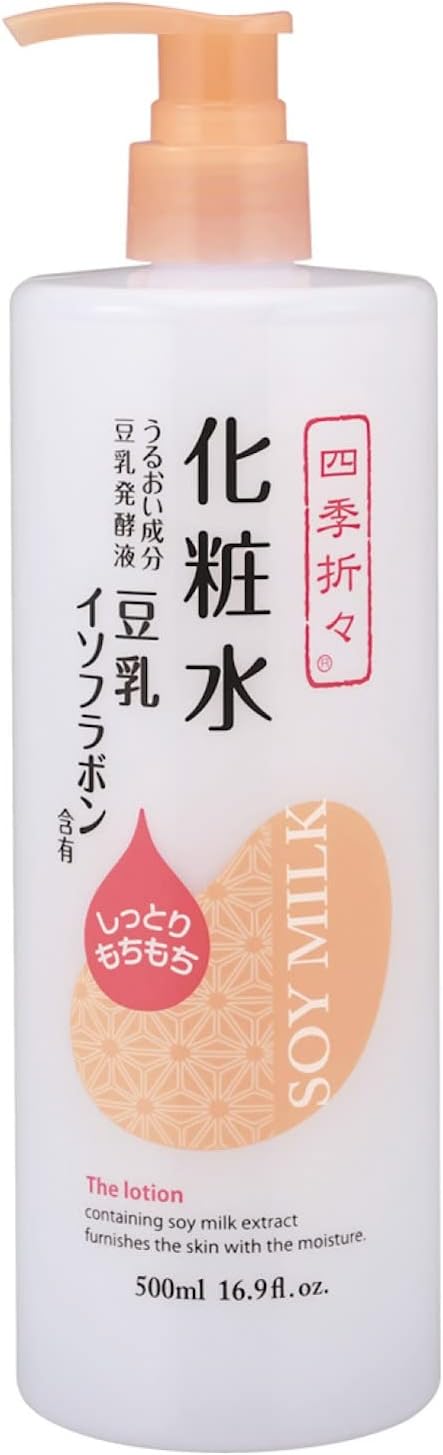 熊野油脂 四季折々 豆乳イソフラボン化粧水 500ml