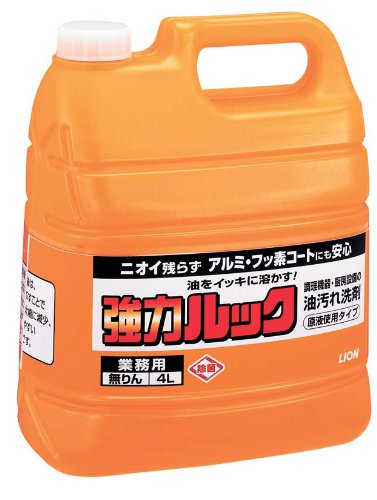 強力ルック 厨房洗剤 4L 業務用 【油汚れ】