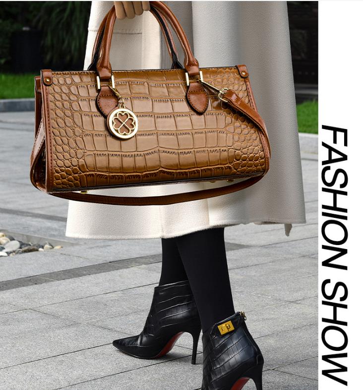 ハンドバッグ ショルダーバッグ レディース トートバッグ ブラウン 斜めがけ レザーバッグ 革バッグ 革鞄 ハンドカバン バッグ カバン PUレザー送料無料