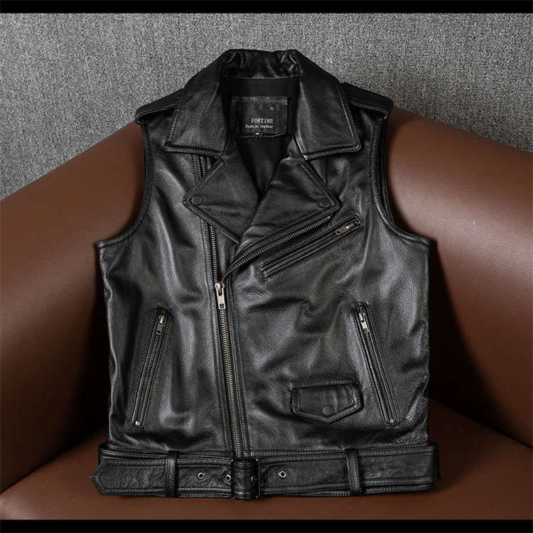 レザーベスト本革ベストメンズ革ベス...