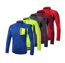 サイクルジャージ 長袖 速乾 吸湿 スポーツ アウトドア サイクリング メンズ レディース 5色 M-3XL