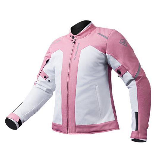 樂天商城 - バイクジャケット 冬用 インナー付き レディース プロテクター装備 S-3XL ピンク色 女用バイクウェア 大きいサイズジャケット 春秋冬用 3シーズン 防水防風防寒