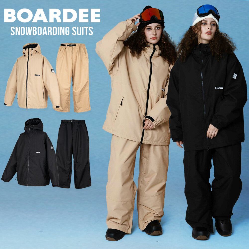 スノボウェア レディース 上下セット スノーボードウェア BOARDEE BD24JFOT01U×OB01U ボーディー ユニセックスサイズ